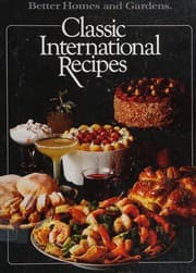 Tapa de Better homes and gardens classic international recipes