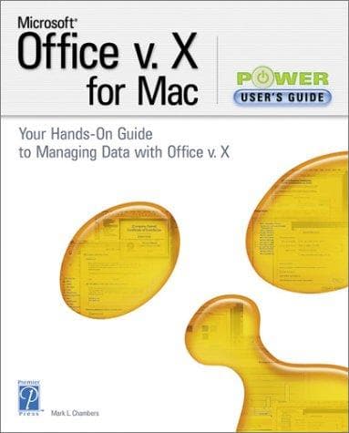 Tapa de Microsoft Office v.X for Mac