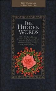 Tapa de The Hidden Words
