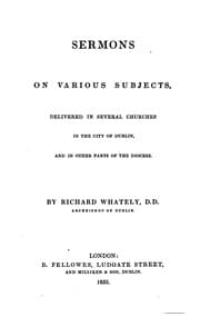 Tapa de Sermons on Various Subjects