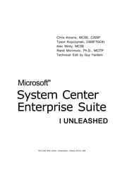 Tapa de Microsoft System Center Enterprise Suite unleashed