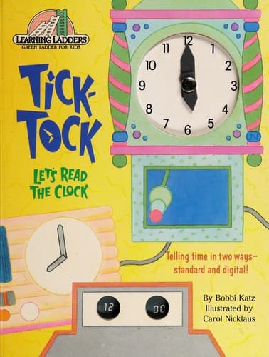 Tapa de Tick-tock let's read the clock