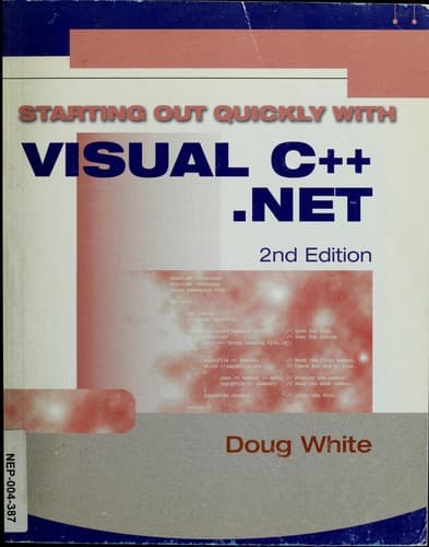 Tapa de Starting out quickly with Microsoft Visual C++