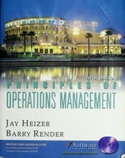 Tapa de Principles of operations management