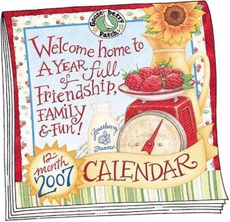 Tapa de Gooseberry Patch 2007 Wall Calendar