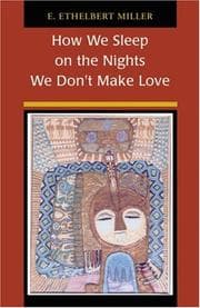 Tapa de How We Sleep on the Nights We Don't Make Love