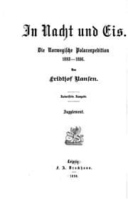 Tapa de In Nacht und Eis. Die norwegische Polarexpedition 1893 - 1896