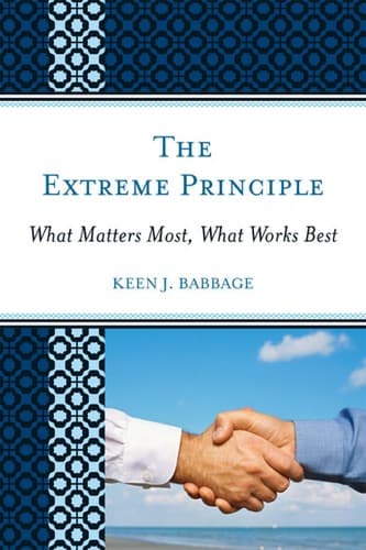 Tapa de The extreme principle