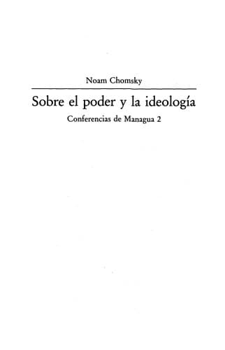 Tapa de Sobre el poder y la ideologi a