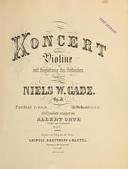 Tapa de Koncert fu r die Violine, mit Begleitung des Orchesters, op. 56