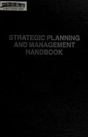 Tapa de Strategic planning and management handbook