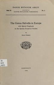 Tapa de The genus Helvella in Europe with special emphasis on the species found in Norden