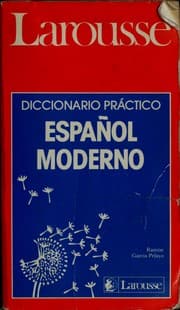 Tapa de Diccionario Practico Larousse Español
