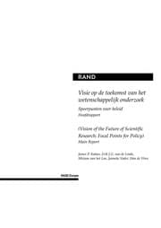 Tapa de Visie op de toekomst van het wetenschappelijk onderzoek