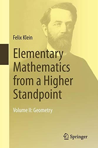 Tapa de Elementary Mathematics from a Higher Standpoint : Volume II