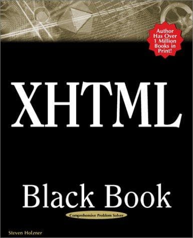 Tapa de XHTML Black Book