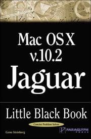 Tapa de Mac OS X Version 10.2 Jaguar Little Black Book