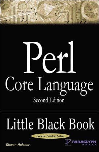 Tapa de Perl Core Language Little Black Book