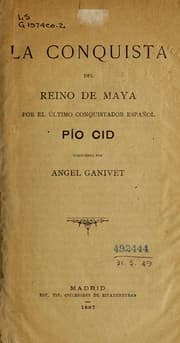 Tapa de La conquista del Reino de Maya