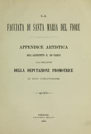 Tapa de La facciata di Santa Maria del Fiore