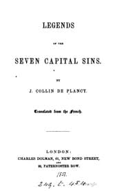Tapa de Legends Of The Seven Capital Sins