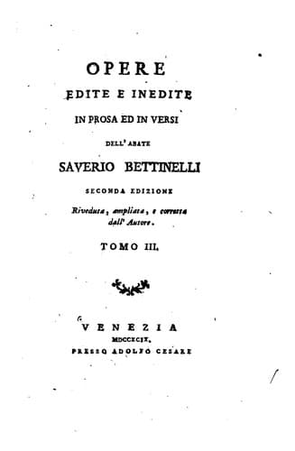 Tapa de Opere edite e inedite in prosa ed in versi