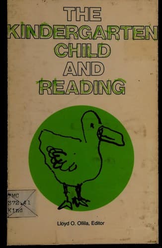 Tapa de The Kindergarten child and reading
