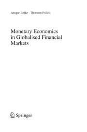 Tapa de Monetary economics in globalised financial markets