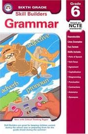 Tapa de Grammar Grade 6