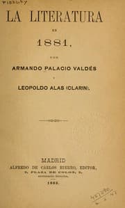 Tapa de La literatura en 1881