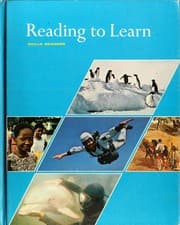 Tapa de Reading to learn (The bookmark reading program. Skills readers)