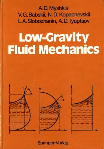 Tapa de Low-Gravity Fluid Mechanics