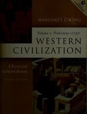 Tapa de Western Civilization, A Social and Cultural History, Volume I