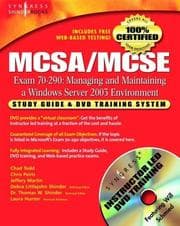 Tapa de MCSA/MCSE managing and maintaining a Windows server 2003 environment
