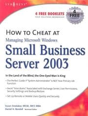 Tapa de How to Cheat at Managing Windows Small Business Server 2003
