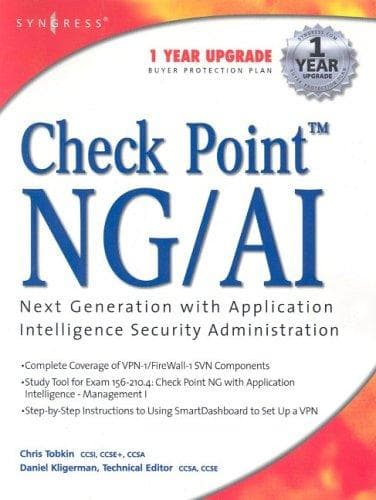 Tapa de Check Point Next Generation with application intelligence security administration