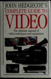 Tapa de John Hedgecoe's complete guide to video