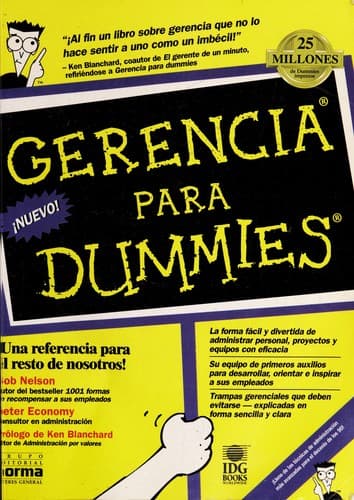 Tapa de Gerencia Para Dummies