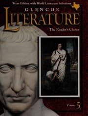 Tapa de Glencoe literature--the reader's choice--course 5