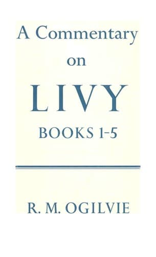 Tapa de A Commentary on Livy
