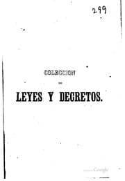 Tapa de Coleccion de leyes y decretos, publicados en el año de 1839[-41, 1844-48, 1850] Edicion del Constitucional
