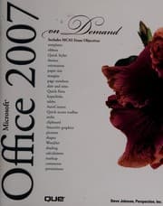 Tapa de Microsoft Office 2007 on demand