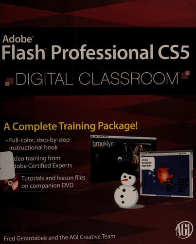 Tapa de Adobe Flash Professional CS5 digital classroom