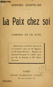 Tapa de La paix chez soi