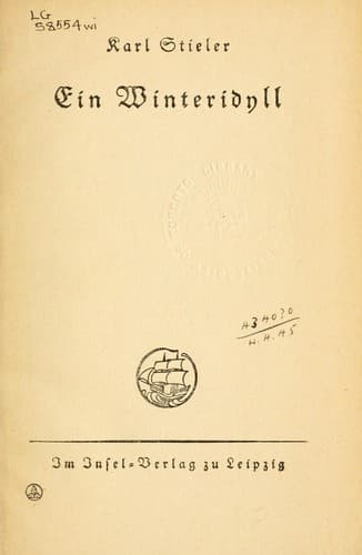 Tapa de Ein Winteridyll