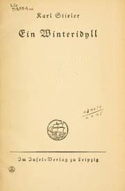 Tapa de Ein Winteridyll