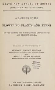 Tapa de Gray's new manual of botany