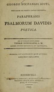 Tapa de Paraphrasis Psalmorum Davidis poetica
