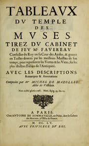 Tapa de Tableaux du temple des muses
