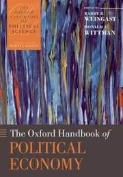 Tapa de The Oxford handbook of political economy